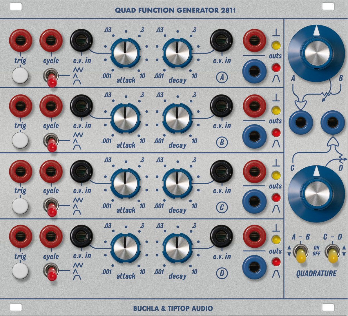 Buchla Model 281t Quad Function Generator