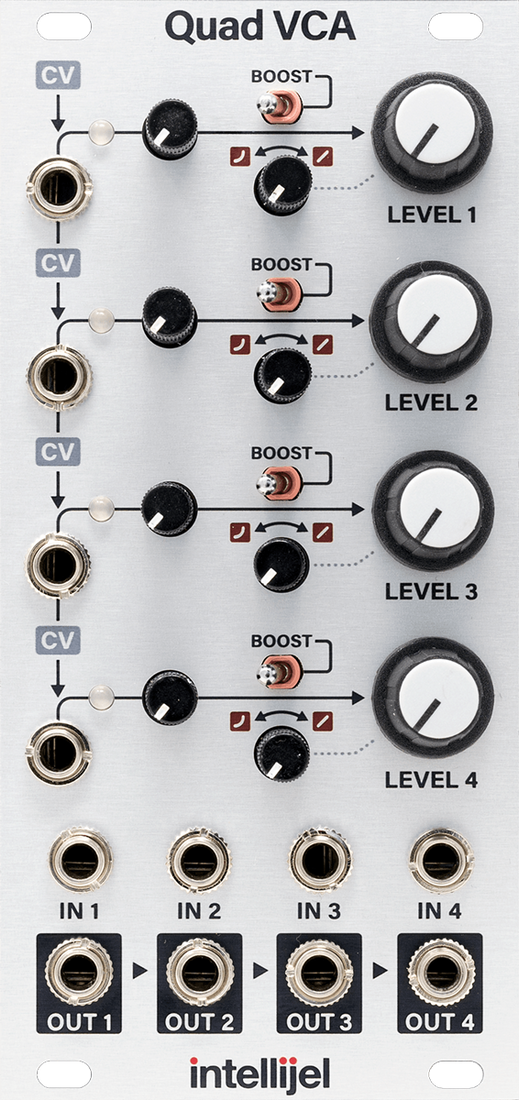 Quad VCA 3U