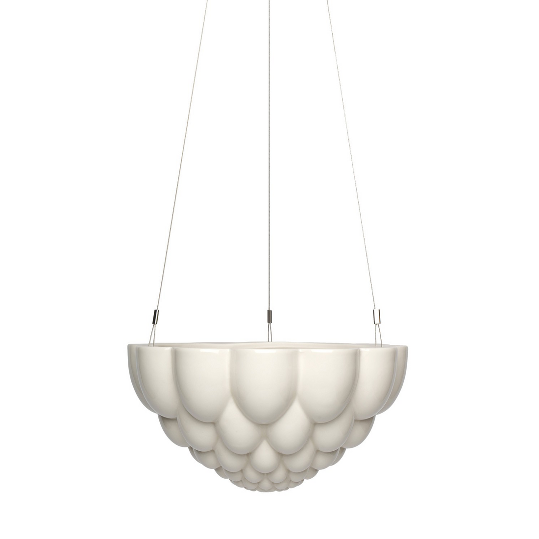 Round Jelly Planter White